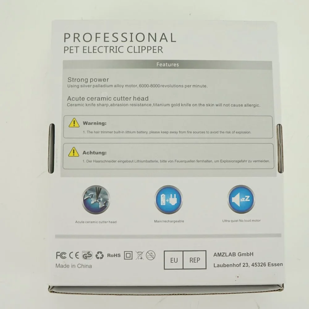 Oneisall Professional Pet Electric Dog or Cat Clippers Rechargeable